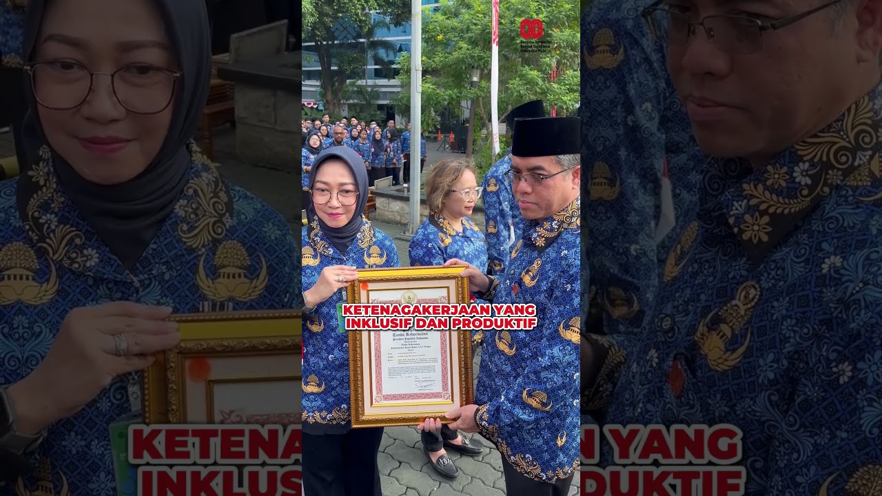 Kemnaker melaksanakan Upacara HUT ke-80 RI dengan penuh khidmat dan semangat persatuan