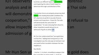 Hun Sen calls for ASEAN observers to investigate ceasefire violation