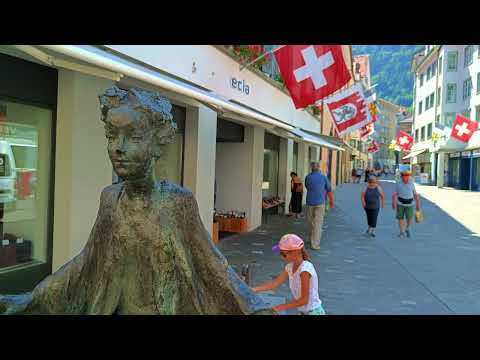 Walking in Chur, Switzerland