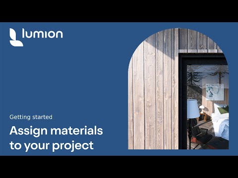 Getting Started with Lumion: Assign Materials to Your Project