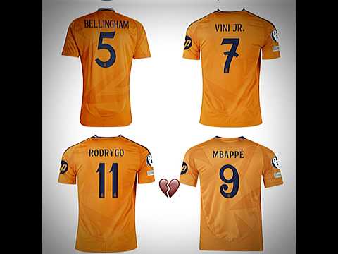 Orange Real Madrid jerseys 💀🙏 #realmadrid #suiiii #football #viral #shorts