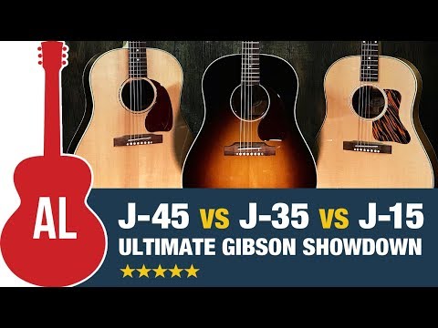 J-45 vs J-35 vs J-15 - Ultimate Slope Shoulder Gibson Comparison