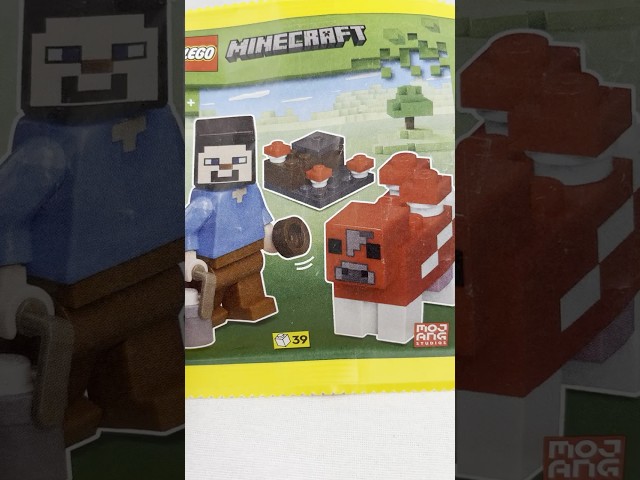 Vídeo relacionado con LEGO Minecraft Mini Set: Steve con figura de vaca Mooshroom