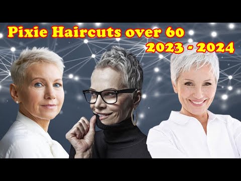 16 Cool Short pixie haircuts for women over 60 in 2023-2024