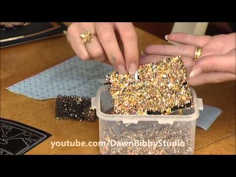 Dawn Bibby - Mini Demo Using Gilding Flakes In HD