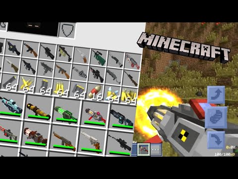 Tech Gun Addon/Mods For Minecraft PE | 1.18.30