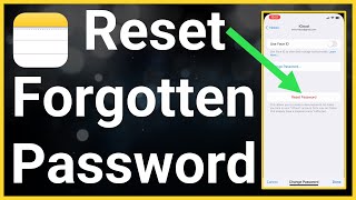 How To Reset Forgotten Password On Notes