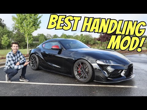 Wheel Spacers and Lowering Springs Are The BEST Handling Modification For The MK5 Toyota Supra!