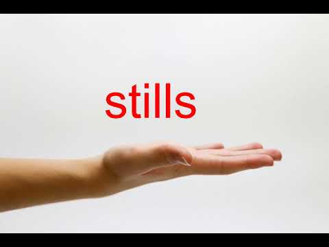 How to Pronounce stills - American English