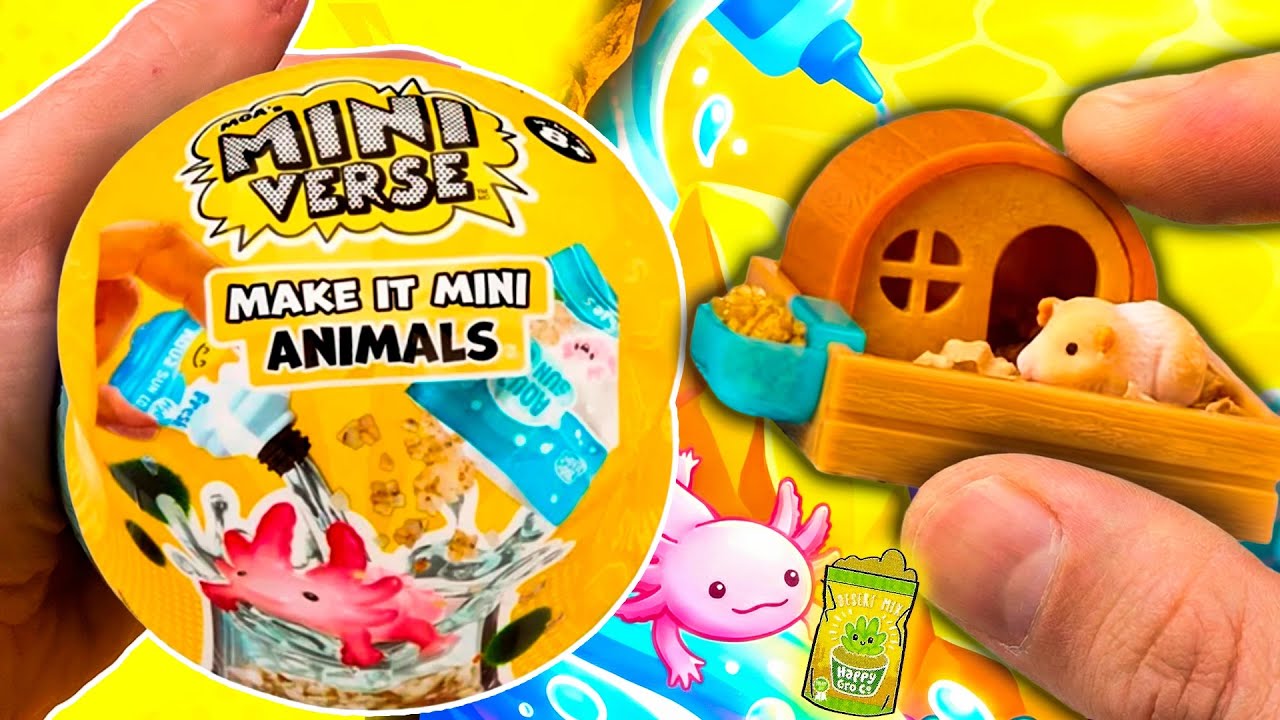 Unboxing Miniverse Make It Mini Animals Serie 1 — Cobaya
