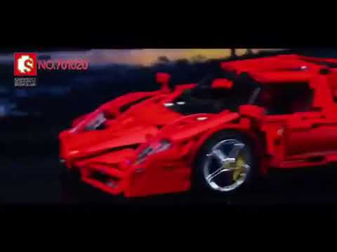 Конструктор Sembo Block «Суперкар Ferrari Enzo» на радиоуправлении 701020 / 2615 деталей
