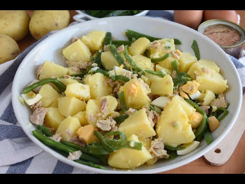 ENSALADA DE PATATAS Y JUDÍAS VERDES