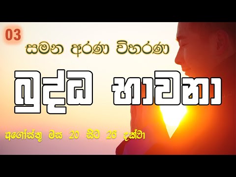 03. බුද්ධ භාවනා - මීරිගම (2022-08-21 pm)