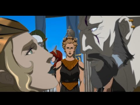 Demeter intervenes Hades and Persephone's chat | Blood of Zeus | Netflix