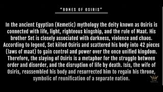 Bones of Osiris Music Video