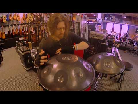 60 Seconds Handpan Challenge - at "Rock Art Strumenti Musicali" - Fonte Nuova (RM) IT