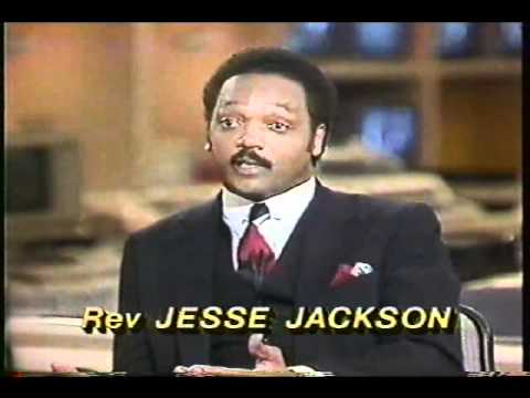 , title : 'Jerry Falwell and Jesse Jackson debate on Nightline'
