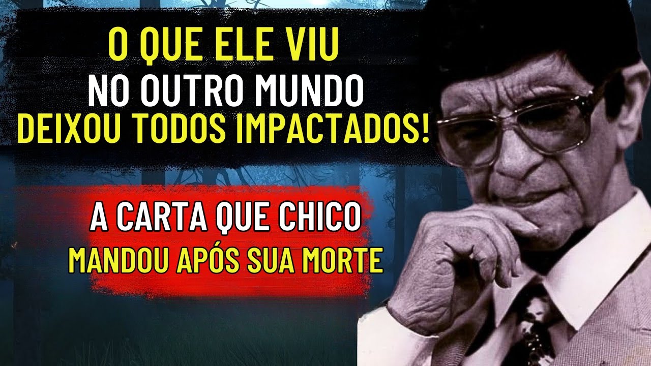 CHICO XAVIER REVELOU O QUE VIU NO PRIMEIRO MINUTO APÓS A SUA MORTE...