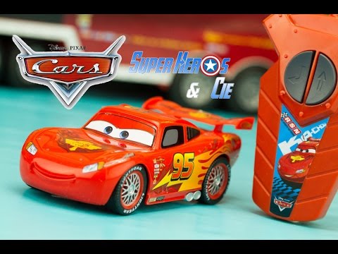 Disney Cars Flash McQueen Radiocommandé RC Single Drive Les Bagnoles Jouet Rayo Juguetes Relampago Video