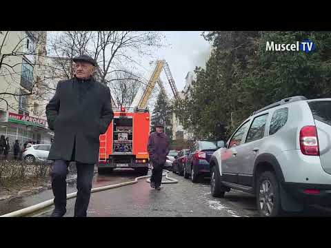 Jurnal MUSCEL TV 13.02.2023 Apartament în flăcări de la o lumânare uitată aprinsă