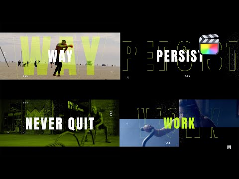 Fit Challenge Modular Template for Apple Motion & Final Cut Pro - MotionVFX