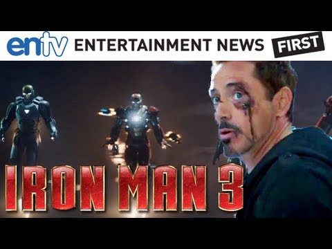 Iron Man 3 Trailer Plus Interview : Robert Downey Jr And The Future of Iron Man - ENTV