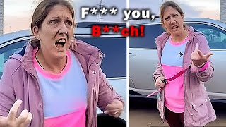 Karen Loses It And Gets Arrested Over A Parking Spot..