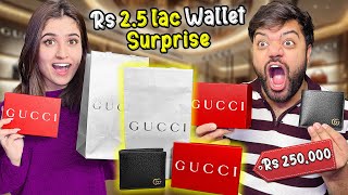 Aroob Surprised Me With A Rs. 250,000 Gucci Wallet 😱
