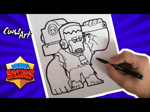 COMO DIBUJAR A FRANK | BRAWL STARS | how to draw frank