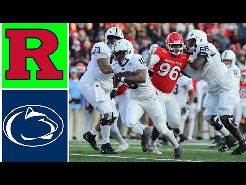 Penn State vs Rutgers Highlights | 2025 College Football Week 14