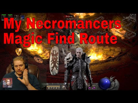 Diablo II Resurrected - My Necromancers Magic Find Route (Including Uber Keys)