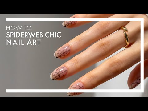 ANNY | HOW TO Spiderweb Chic Nail Art​