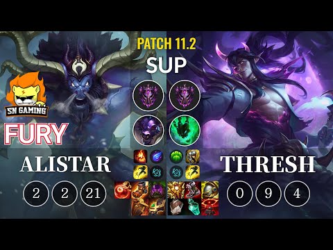 SN Fury Alistar vs Thresh Sup - KR Patch 11.2