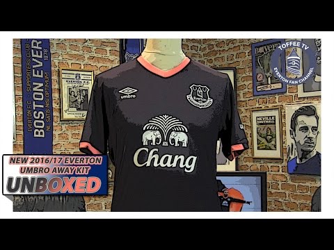 New Everton Away Kit 2016/17 Unboxed | Everton Special