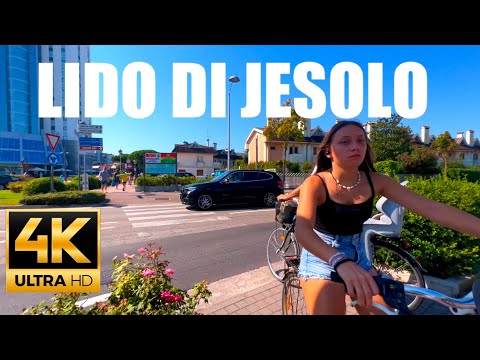 ITALY - LIDO DI JESOLO  RELAXING VIRTUAL WALKING TOUR, 4K 60fps, OCTOBER 2023