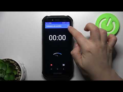 Cómo grabar audio en DOOGEE S40 - grabar voz, crear notas de voz
