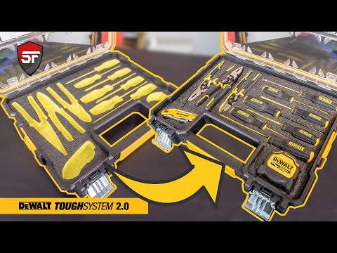 The DeWalt Pro Organizer Tool Box is the PERFECT CASE for Organizing DeWalt Hand Tools!