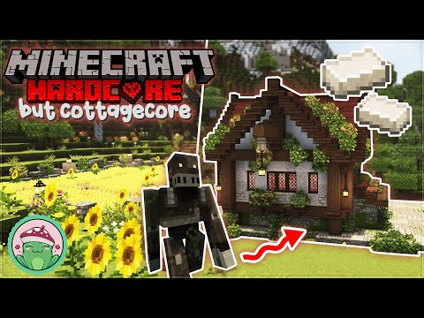 I built an early game IRON FARM in Hardcore Minecraft! 🌼 Ep. 2 - 1.19 Hardcore 🌷