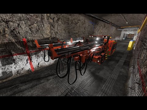 CYBERMINE Sandvik DD321 Drill Rig Simulator