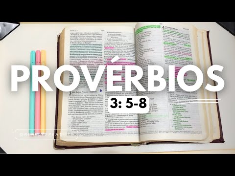 Como Estudar Versículos | Provérbios 3:5-8