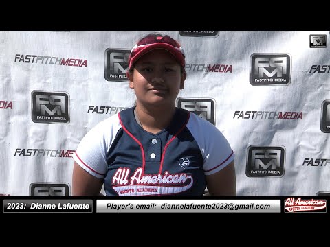 2023 Dianne Reynn Lafuente 4.25 GPA - Middle Infielder Softball Skills Video - AASA Clark