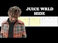 Juice Wrld, Seezyn - Hide (Easy Guitar Tabs Tutorial)