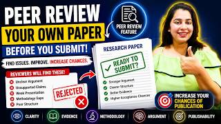 Peer Review Your Paper in 5 Minutes Before Reviewers Do| Sanraj Education | PhD Guidance