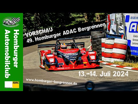 Preview Homburg Hillclimb 2024 | 13./14. July 2024 | 66424 Homburg / Saar | Käshofer Str. | Germany