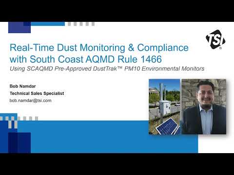 Webinar: TSI Rule 1466 Air Quality Monitoring