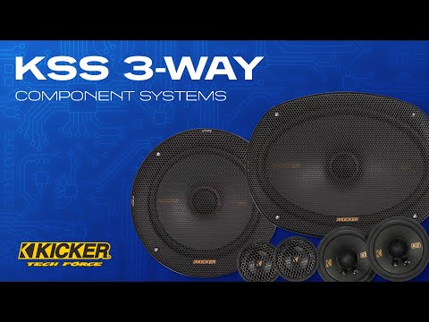 Kicker KSS 3-Way Component Systems