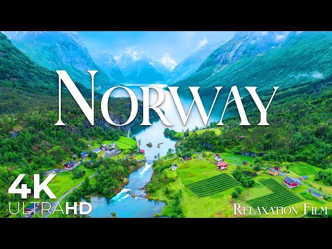 NORWAY 4K - Soothing Music with Scenic Relaxation Film - Nature Video Ultra HD