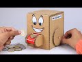 How To Make Coin Bank From Cardboard Amazing Cardboard Project