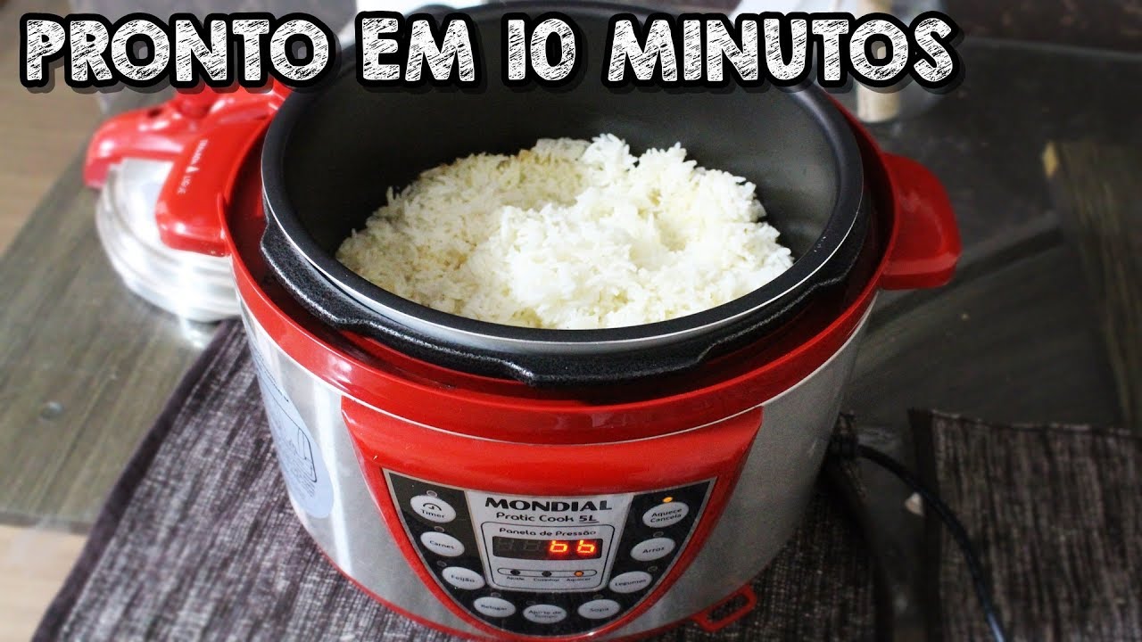 COMO FAZER ARROZ NA PANELA DE PRESSAO ELETRICA