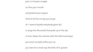 Saves The Day   Clash City Rockers Şarkı Sözü